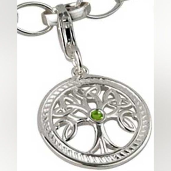 Failte Tree of Life Bracelet - Sterling Silver Peridot Stone. OS - Picture 2 of 5